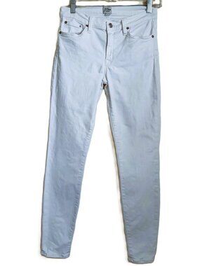 J.Crew 8” Toothpick White Skinny Jeans – Size 27 – Mid Rise